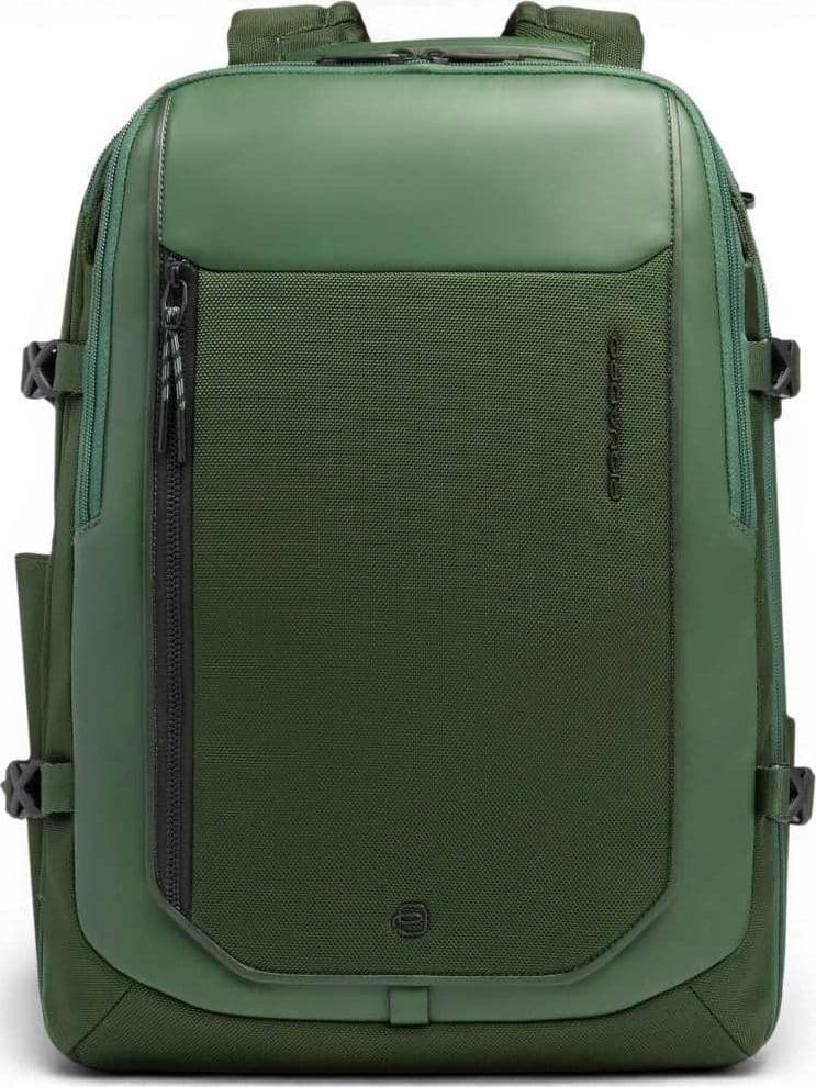 PIQUADRO Piquadro Zaino Bagmotic Pro Unisex Verde in Pelle e Tessuto con Porta PC 15.6'' e iPad - 2