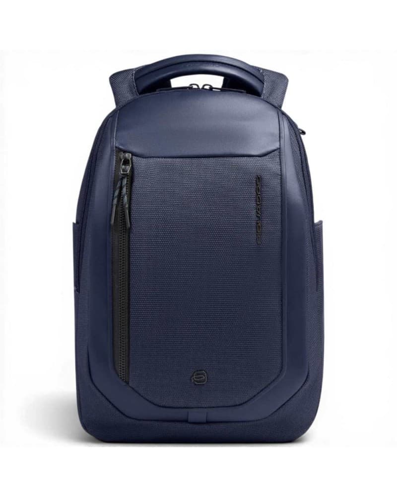 PIQUADRO Piquadro Zaino Bagmotic Unisex Blu in Pelle e Tessuto con Porta PC 13'' e iPad - 9