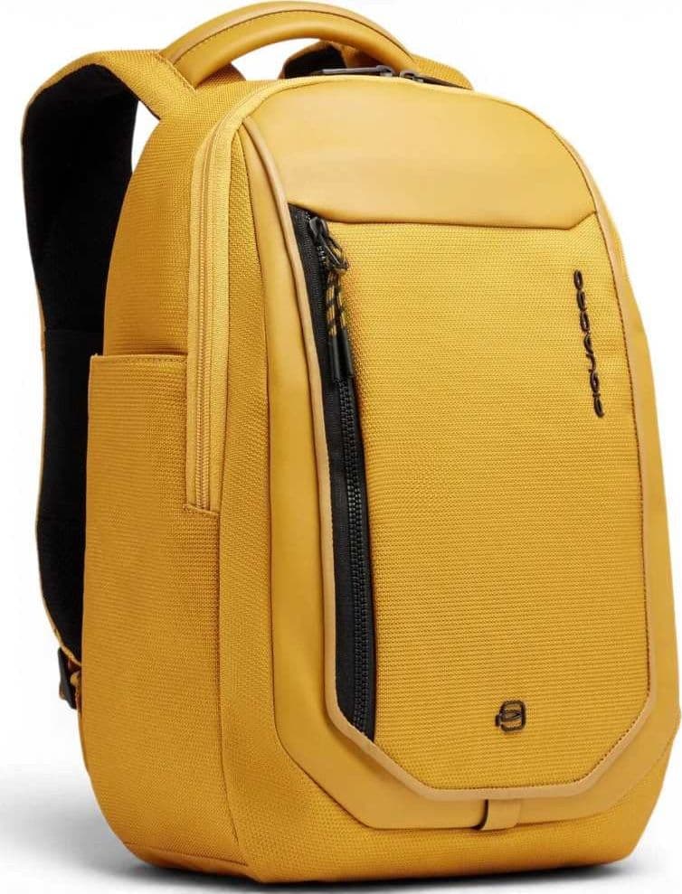 PIQUADRO Piquadro Zaino Bagmotic Unisex Giallo in Pelle e Tessuto con Porta PC 13'' e iPad - 4