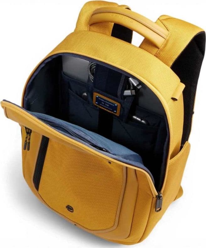 PIQUADRO Piquadro Zaino Bagmotic Unisex Giallo in Pelle e Tessuto con Porta PC 13'' e iPad - 5
