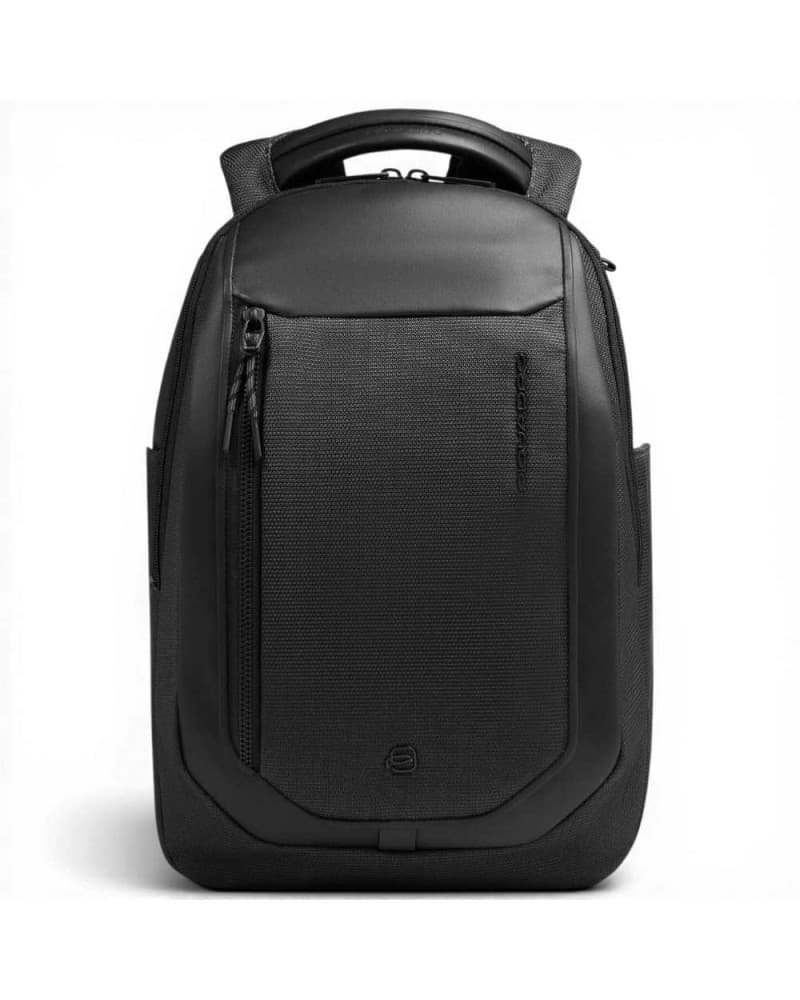 PIQUADRO Piquadro Zaino Bagmotic Unisex Nero in Pelle e Tessuto con Porta PC 13'' e iPad - 9