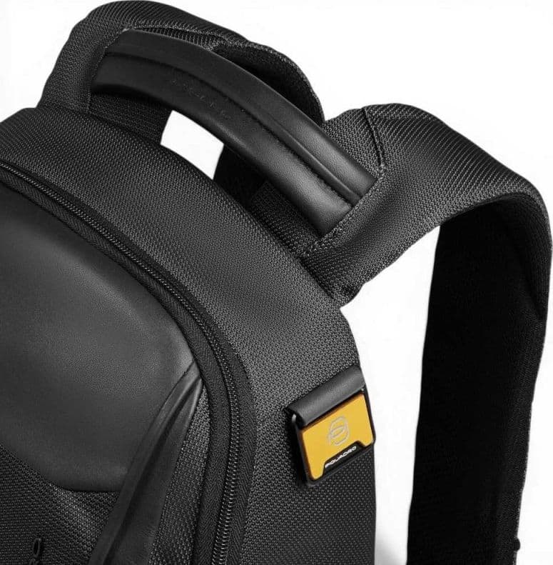 PIQUADRO Piquadro Zaino Bagmotic Unisex Nero in Pelle e Tessuto con Porta PC 13'' e iPad - 7