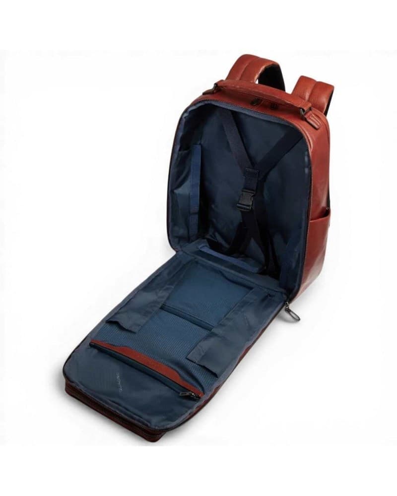 PIQUADRO Piquadro Zaino S141 Uomo Cuoio in Pelle con Porta PC 14'' e iPad - 5