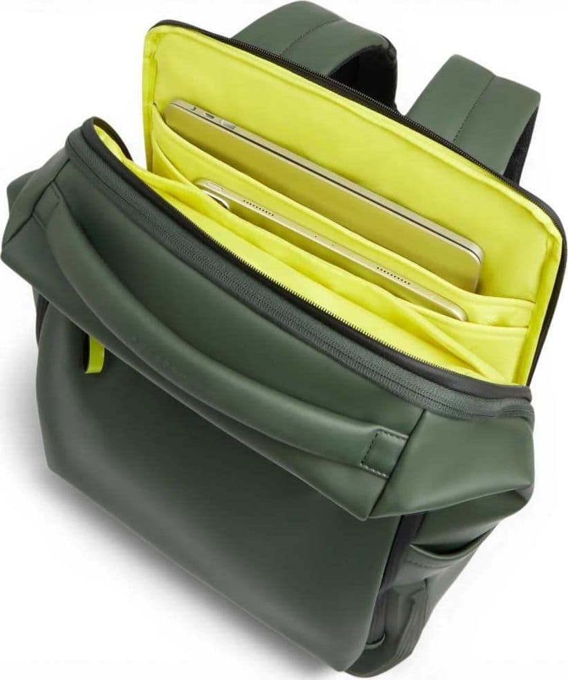PIQUADRO Piquadro Zaino Viaggio C2OW Unisex Verde Water-Resistant con Porta PC 15.6'' e iPad - 8