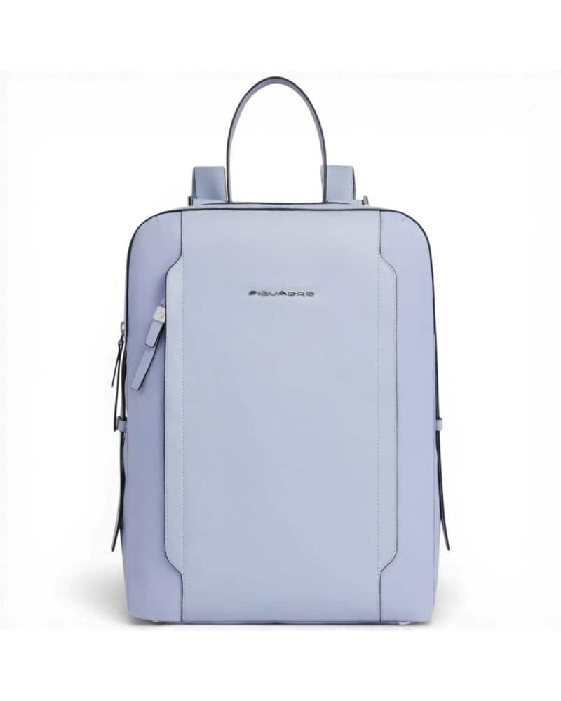 PIQUADRO Piquadro Zaino W92T Donna Viola in Pelle con Porta PC 14'' e iPad - 9