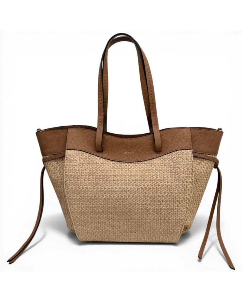 LORISTELLA LorisStella Borsa a mano Donna Naturale Cuoio in Paglia e Pelle - 9