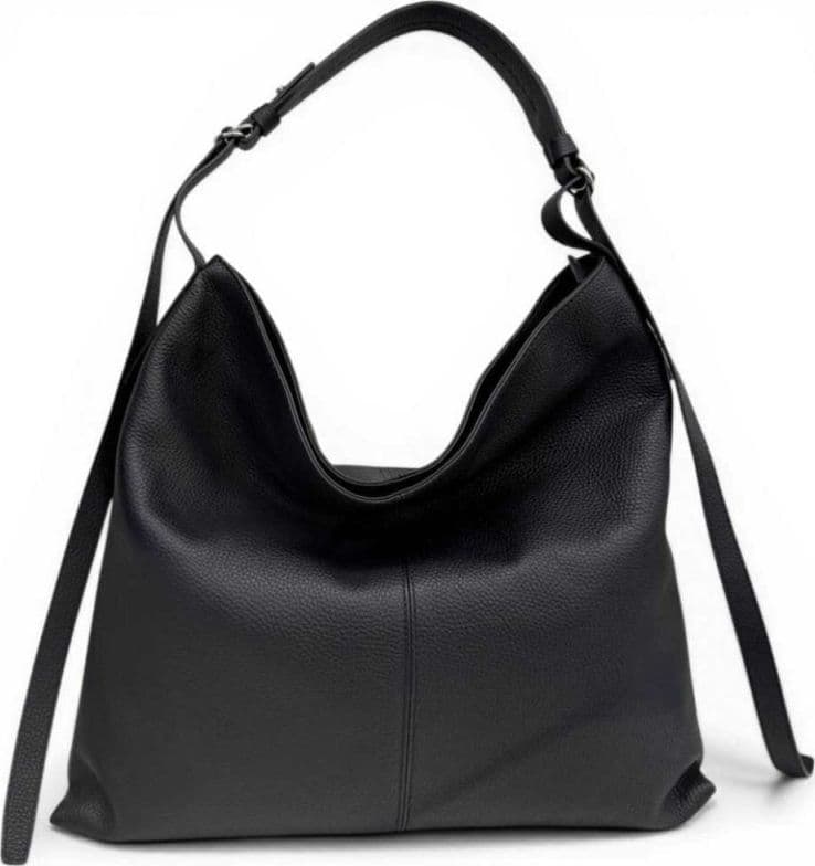LORISTELLA LorisStella Borsa a mano Giorgia Donna Nero in Pelle Camoscio - 7