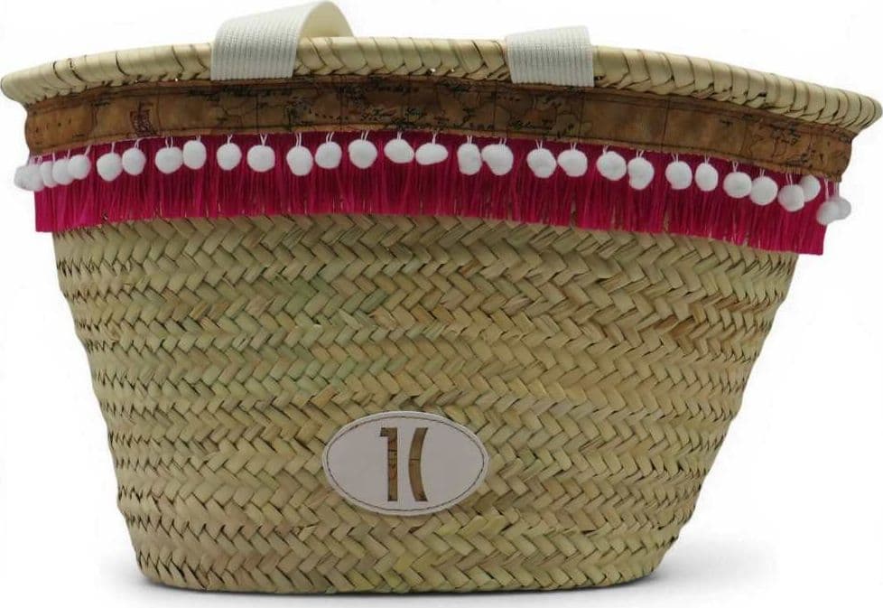 ALVIERO MARTINI 1 CLASSE Alviero Martini 1 Classe Borsa Secchiello Bloom in Summer Donna Fuxia in Paglia e Pelle - 2