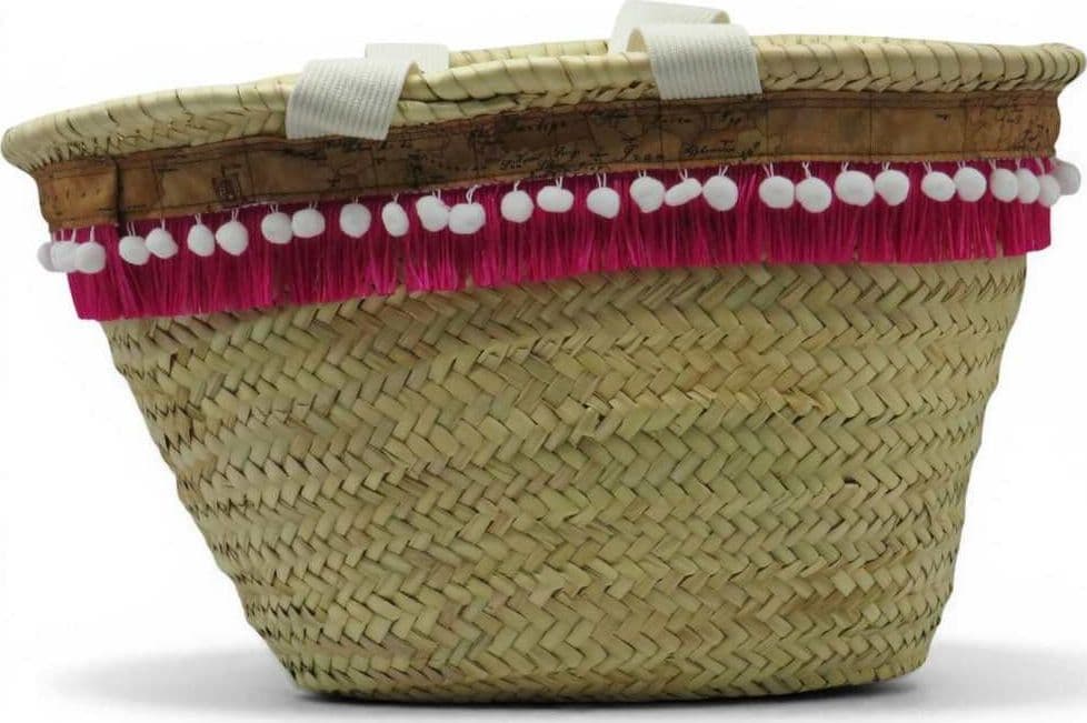 ALVIERO MARTINI 1 CLASSE Alviero Martini 1 Classe Borsa Secchiello Bloom in Summer Donna Fuxia in Paglia e Pelle - 6