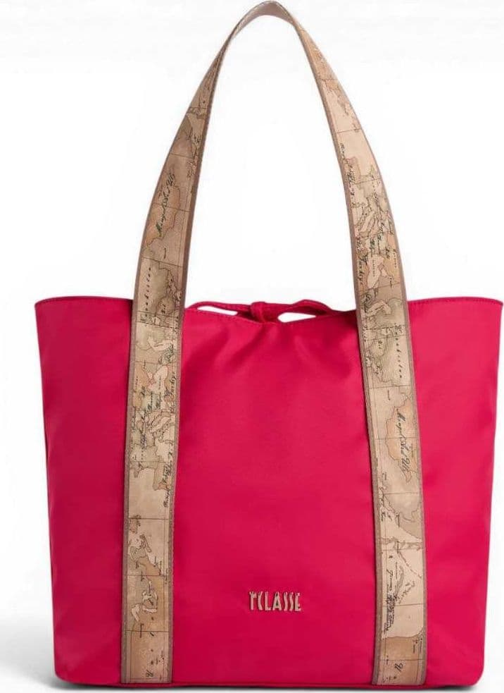 ALVIERO MARTINI 1 CLASSE Alviero Martini 1 Classe Borsa Shopping Reversibile Double Side Donna Fuxia e Geo Classic - 2