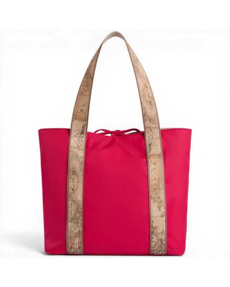 ALVIERO MARTINI 1 CLASSE Alviero Martini 1 Classe Borsa Shopping Reversibile Double Side Donna Fuxia e Geo Classic - 3