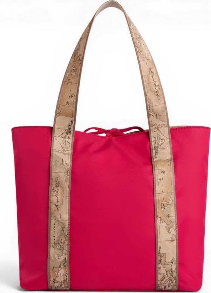 ALVIERO MARTINI 1 CLASSE Alviero Martini 1 Classe Borsa Shopping Reversibile Double Side Donna Fuxia e Geo Classic - 4