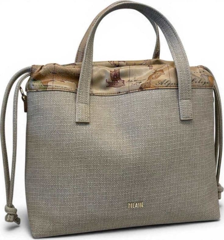 ALVIERO MARTINI 1 CLASSE Alviero Martini Prima Classe Borsa a Mano Donna Sabbia Sandy Belt con Tracolla Removibile