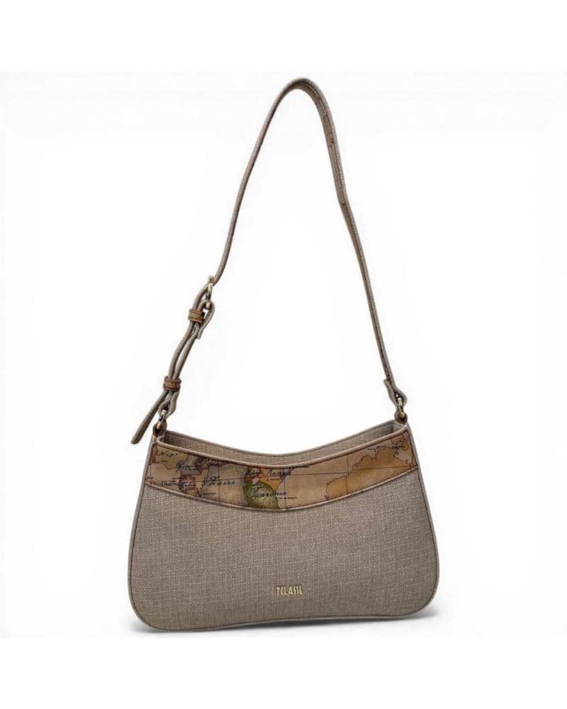 ALVIERO MARTINI 1 CLASSE Alviero Martini Prima Classe Shoulder Bag Donna Sabbia Sandy Belt in Tessuto Geo Classic - 9