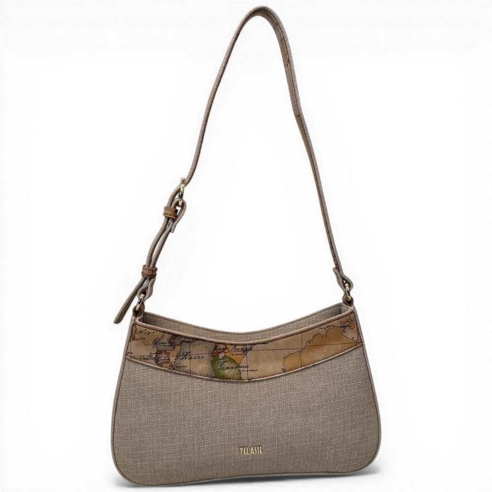 ALVIERO MARTINI 1 CLASSE Alviero Martini Prima Classe Shoulder Bag Donna Sabbia Sandy Belt in Tessuto Geo Classic - 2
