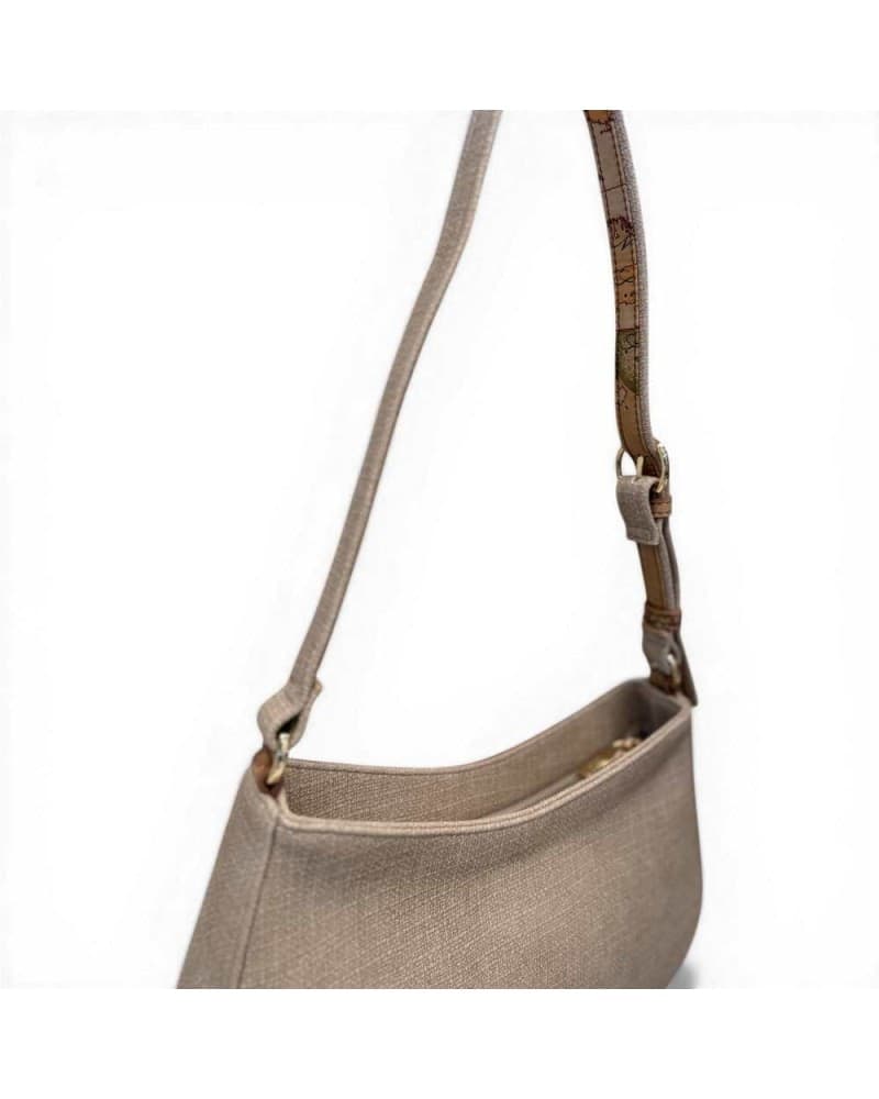 ALVIERO MARTINI 1 CLASSE Alviero Martini Prima Classe Shoulder Bag Donna Sabbia Sandy Belt in Tessuto Geo Classic - 5