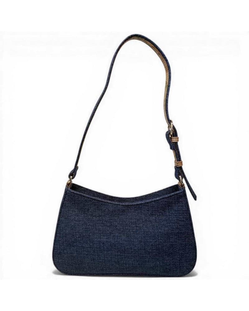 ALVIERO MARTINI 1 CLASSE Alviero Martini Prima Classe Shoulder Bag Donna Blu Jeans Sandy Belt in Tessuto Geo Classic - 5