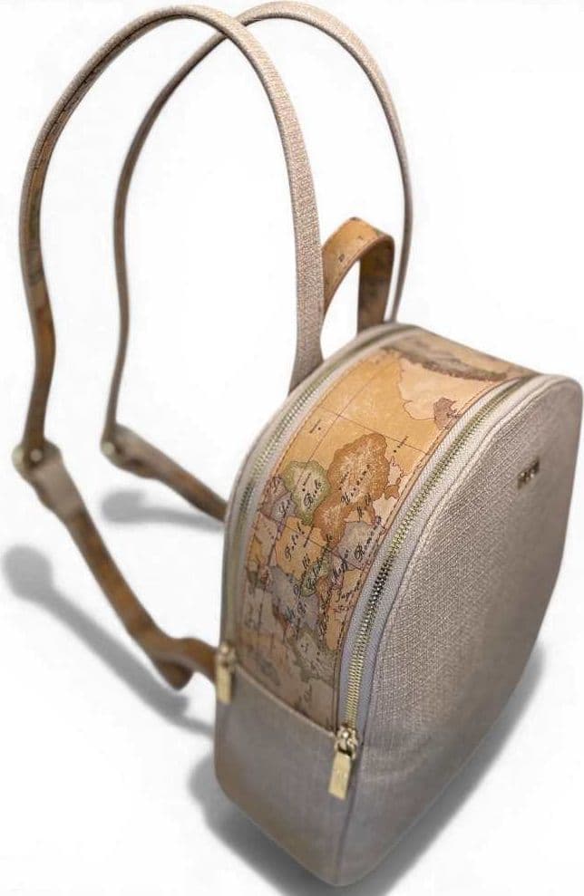 ALVIERO MARTINI 1 CLASSE Alviero Martini Prima Classe Zaino Donna Sabbia Sandy Belt in Tessuto Geo Classic - 6