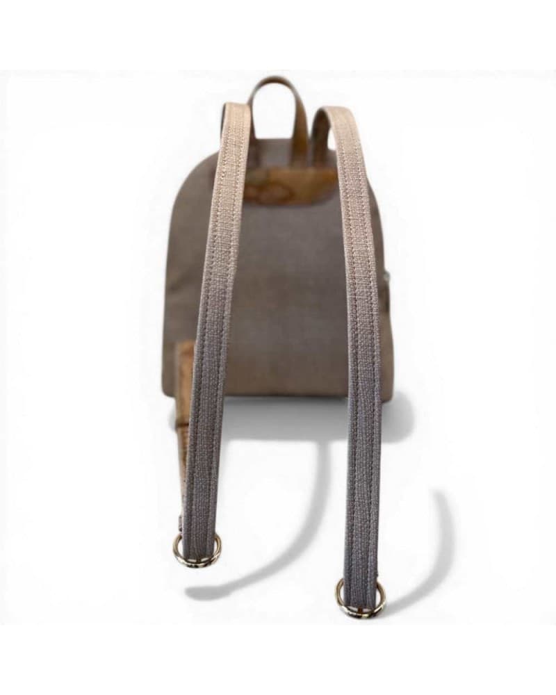 ALVIERO MARTINI 1 CLASSE Alviero Martini Prima Classe Zaino Donna Sabbia Sandy Belt in Tessuto Geo Classic - 7