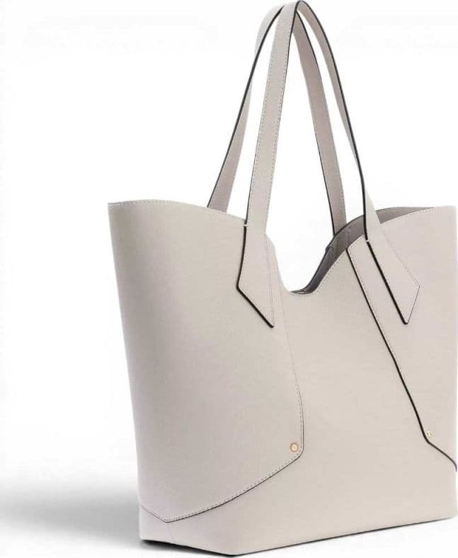 GUESS Guess Borsa Darcy Large 2 in 1 Tote Donna Stone in Materiale Sintetico con Pochette Interna e Logo - 5