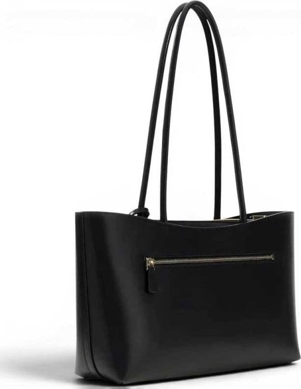 GUESS Guess Borsa Janie Girlfriend Carryall Donna Nero in Materiale Sintetico con Logo 4G e Charm - 3