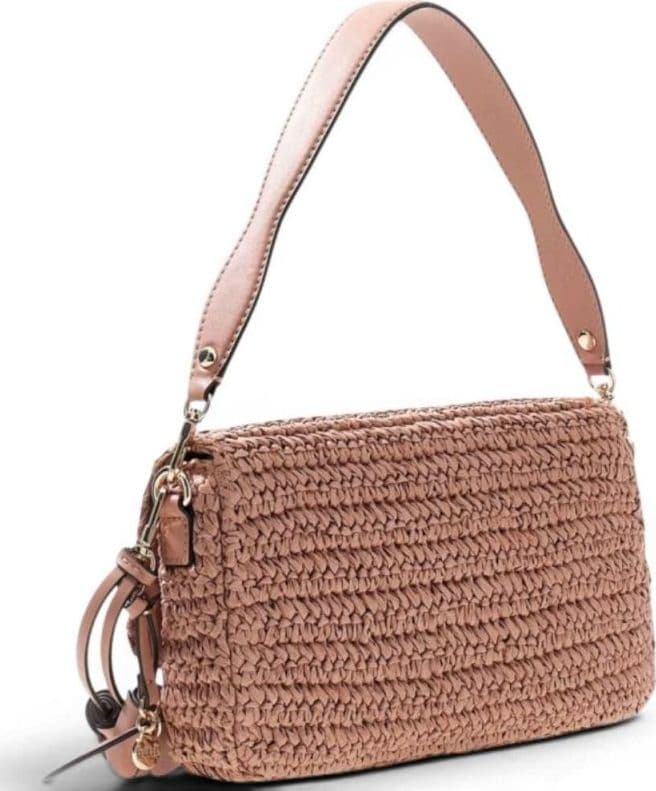GUESS Guess Borsa a Spalla Ofelia Flap Donna Coral Pink in Materiale Sintetico con Patta e Logo Frontale - 3