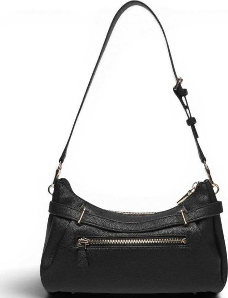 GUESS Guess Borsa a Spalla Yesba Shoulder Bag Donna Nero in Materiale Sintetico con Chiusura Lampo - 6