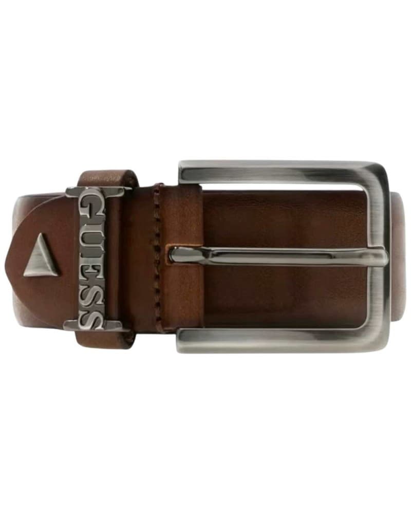 GUESS Guess Cintura Adjustable &amp; Not Reversible H35 Uomo Marrone Regolabile con Fibbia in Metallo - 7