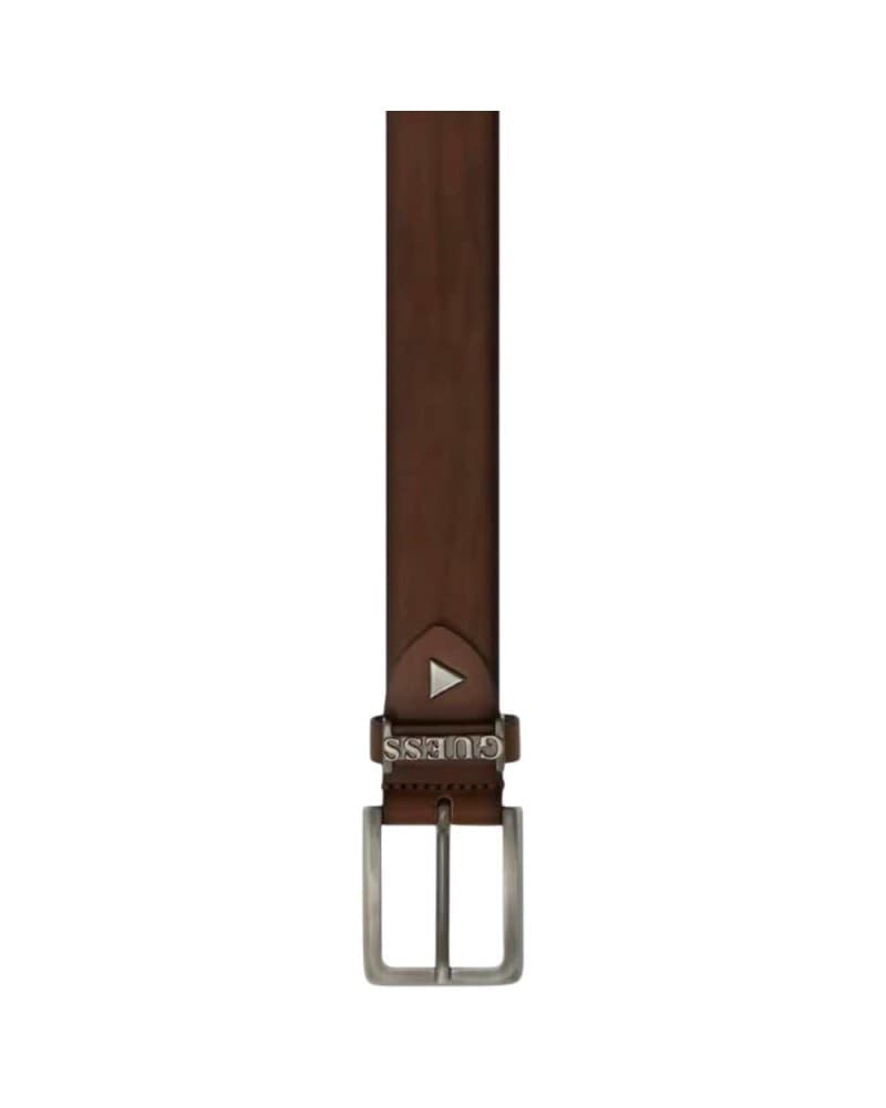 GUESS Guess Cintura Adjustable &amp; Not Reversible H35 Uomo Marrone Regolabile con Fibbia in Metallo - 5