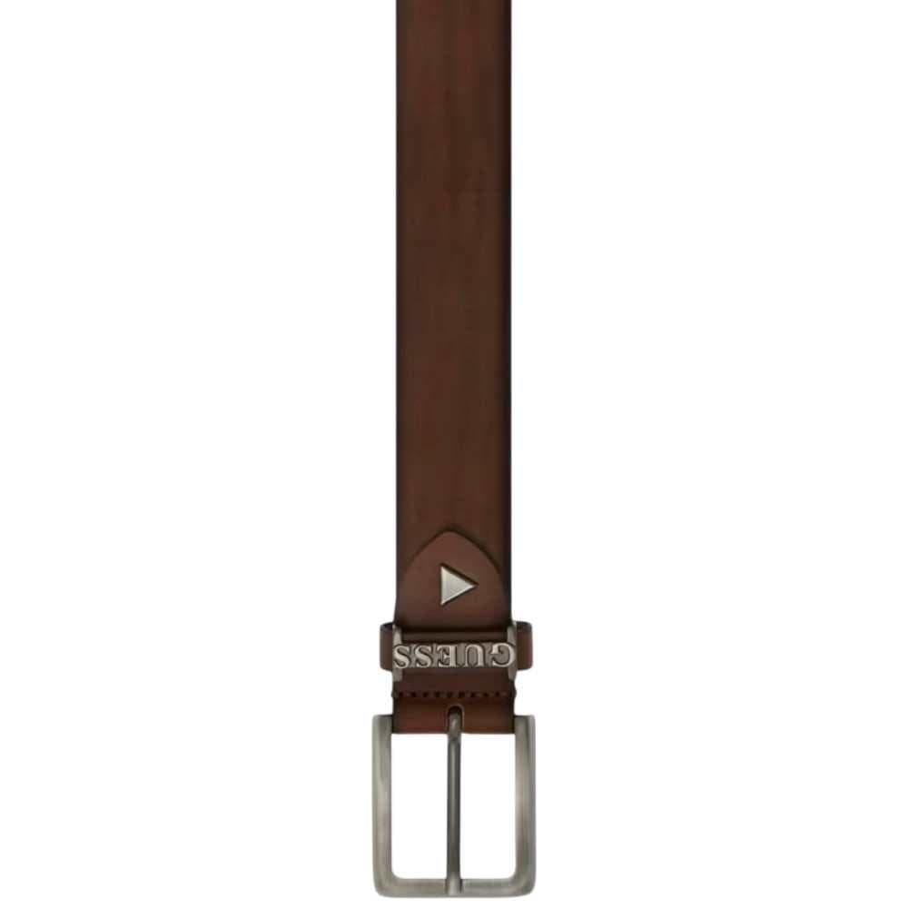 GUESS Guess Cintura Adjustable &amp; Not Reversible H35 Uomo Marrone Regolabile con Fibbia in Metallo - 6