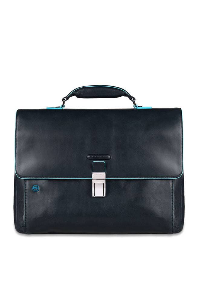 PIQUADRO Borsa  Blue Square Cartella Pelle Blu CA3111B2-BLU2 - 9