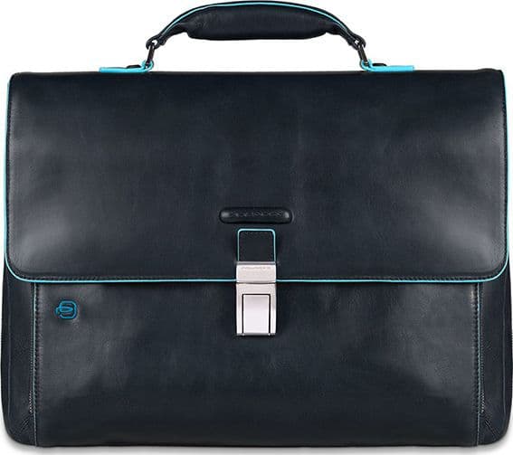 PIQUADRO Borsa  Blue Square Cartella Pelle Blu CA3111B2-BLU2 - 2
