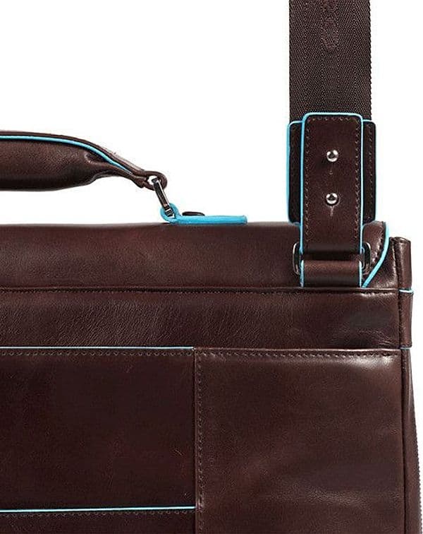 PIQUADRO Borsa  Blue Square Cartella Pelle Blu CA3111B2-BLU2 - 6