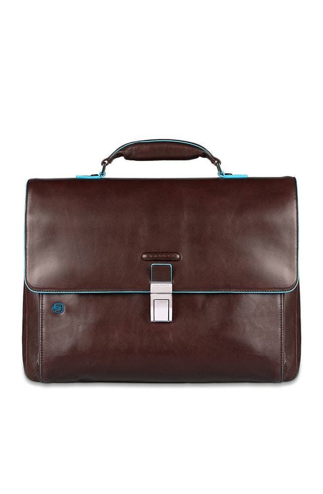 PIQUADRO Borsa  Blue Square Cartella Pelle Marrone CA3111B2-MO - 9
