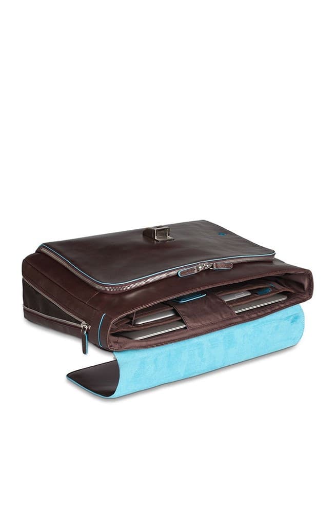 PIQUADRO Borsa  Blue Square Cartella Pelle Marrone CA3111B2-MO - 3