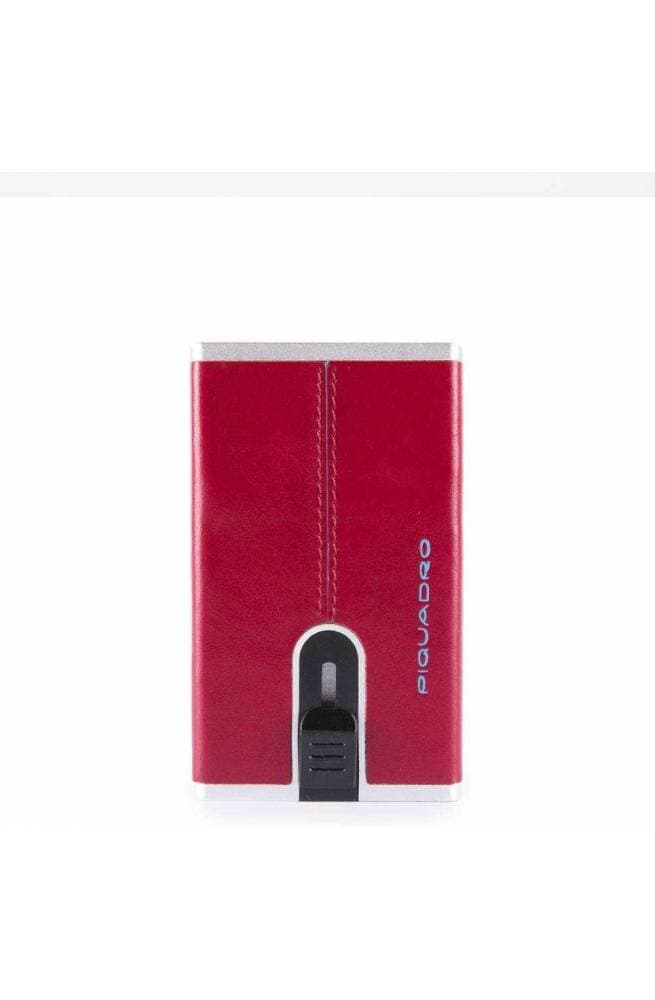 PIQUADRO Portafoglio  Compact walle Blue Square Uomo rosso - PP4891B2R-R - 7