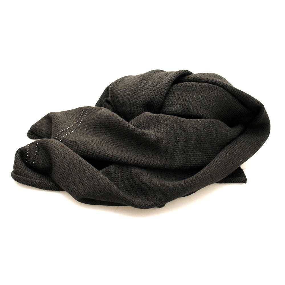 TRUSSARDI JEANS Accessori  Sciarpa+cappello Nero Strass Misto lana - 59Y000049Y099997K299 - 6
