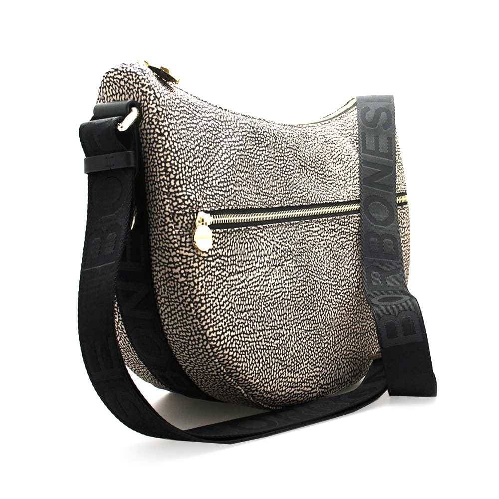 Borbonese Borsa BORBONESE Donna Naturale-Nero - 934108-I15-X11 - 4
