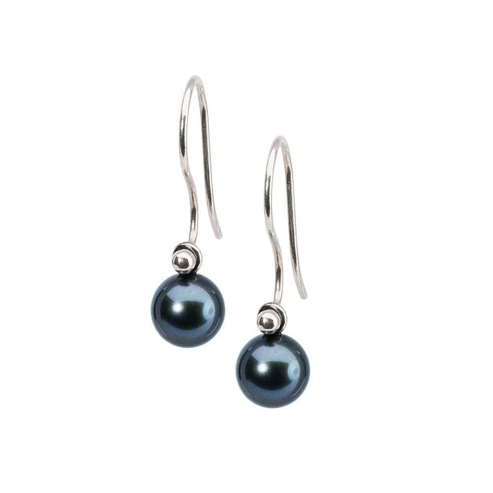 TROLLBEADS Orecchini Gocce di Perla Pavone Rotonde  Donna - TAGEA-00096 - 6