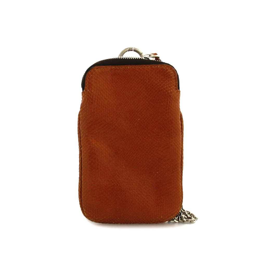 GIANNI CHIARINI Custodia Telefono  PRETTY Donna Pelle Arancione - BS8110VIPE - 2