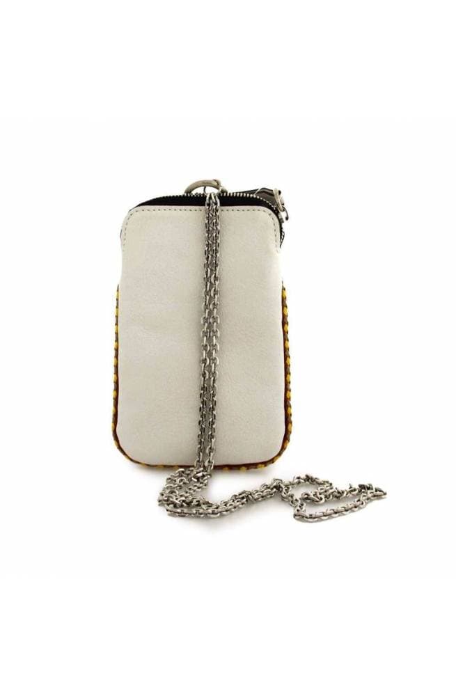 GIANNI CHIARINI Custodia Telefono  PRETTY Donna Pelle Bianco - BS8100VLVMARBLE - 7