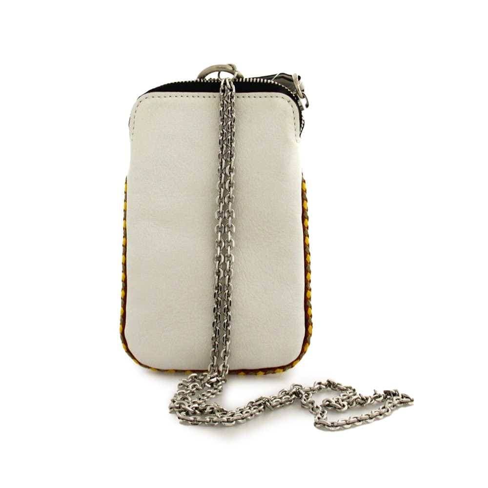 GIANNI CHIARINI Custodia Telefono  PRETTY Donna Pelle Bianco - BS8100VLVMARBLE - 2