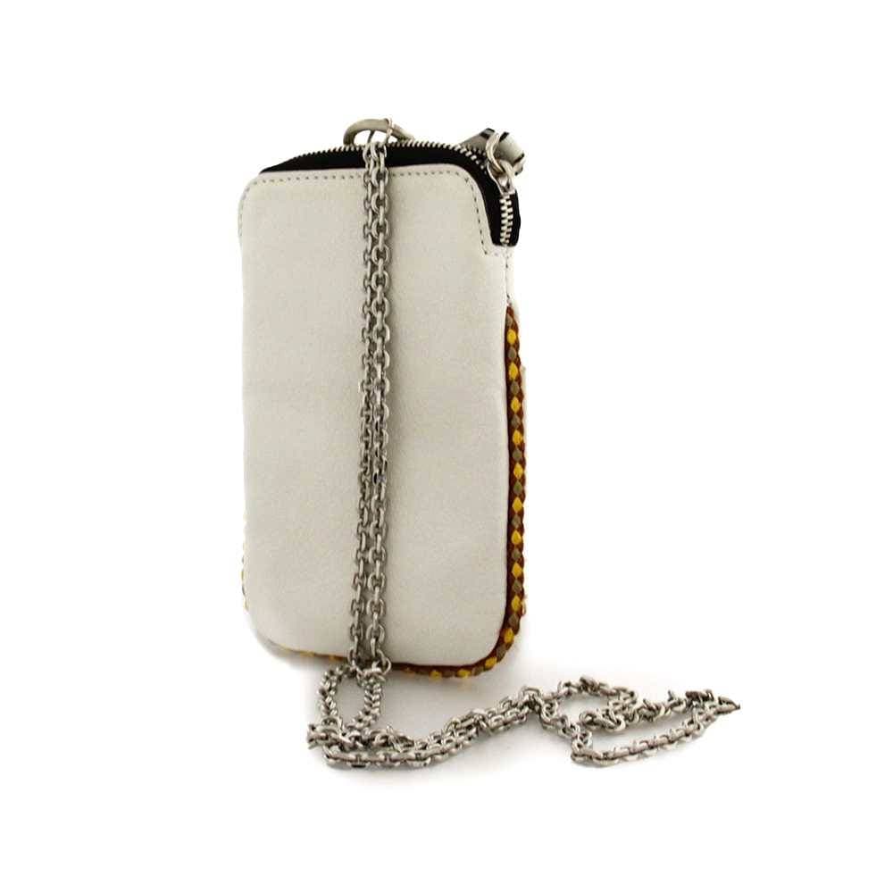 GIANNI CHIARINI Custodia Telefono  PRETTY Donna Pelle Bianco - BS8100VLVMARBLE - 4