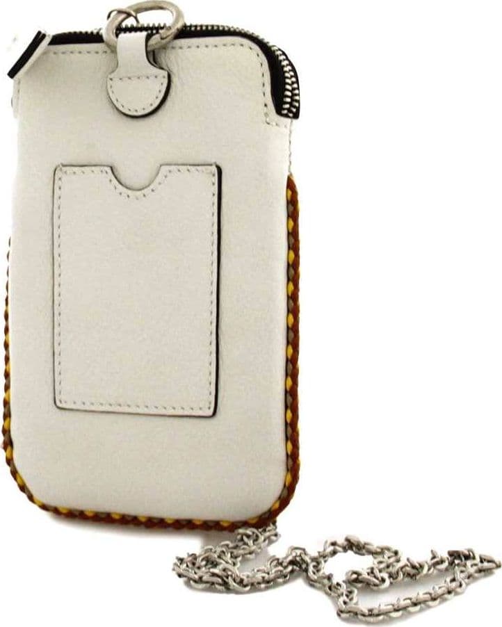 GIANNI CHIARINI Custodia Telefono  PRETTY Donna Pelle Bianco - BS8100VLVMARBLE - 6