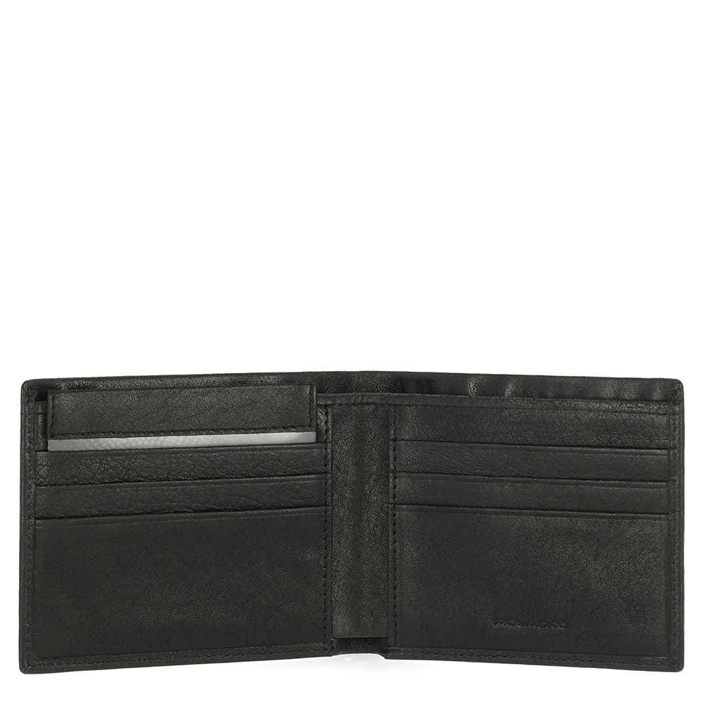 PIQUADRO Portafoglio  Harper Uomo Pelle Nero - PU3891APR-N - 4