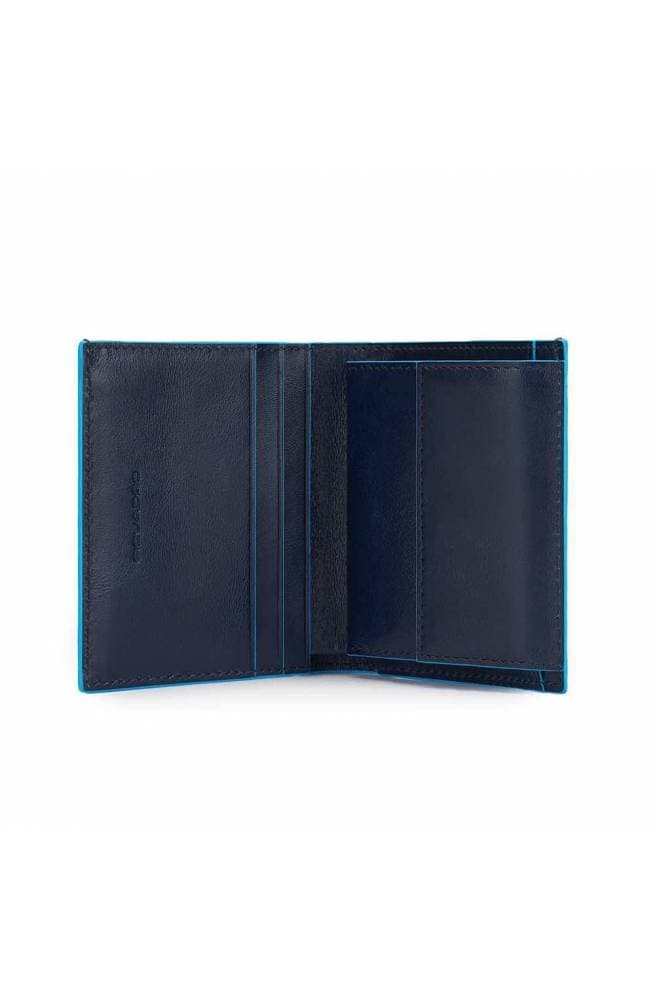 PIQUADRO Portafoglio  blue square Uomo Pelle Blu - PU5963B2R-BLU2 - 5