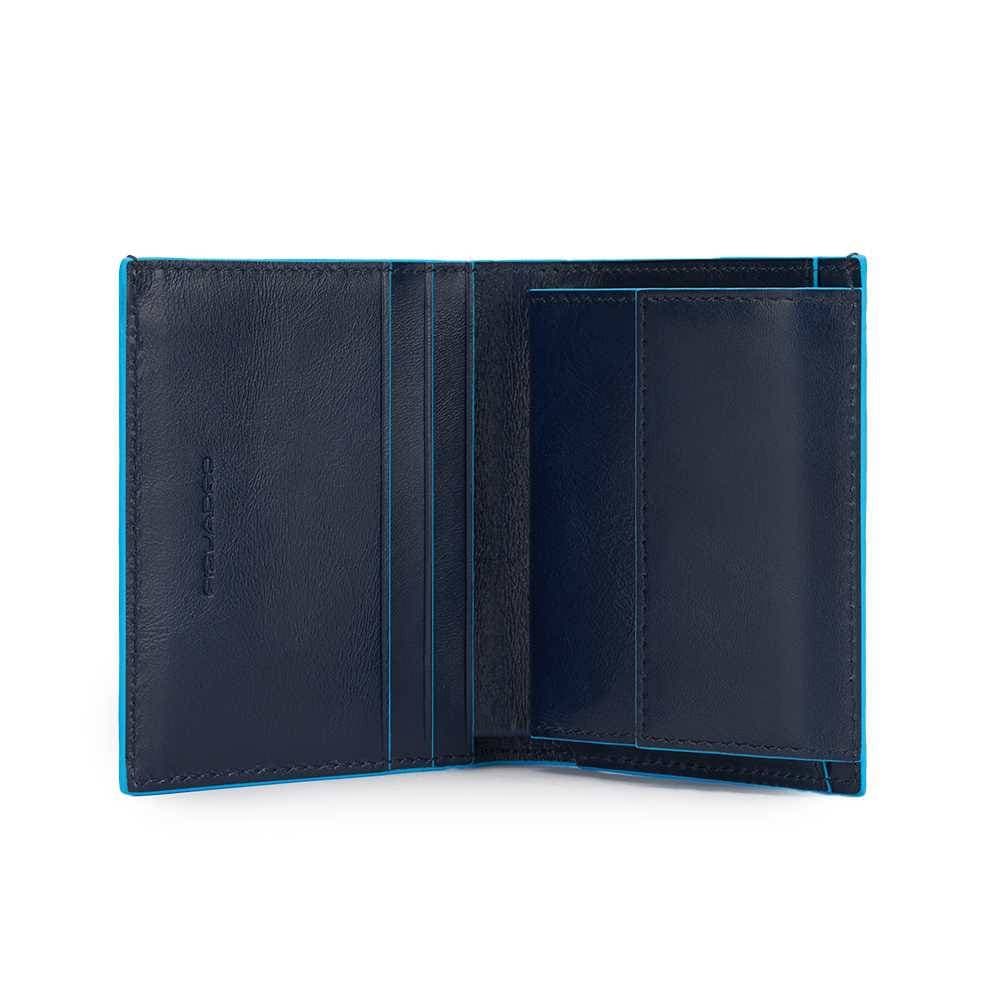 PIQUADRO Portafoglio  blue square Uomo Pelle Blu - PU5963B2R-BLU2 - 6