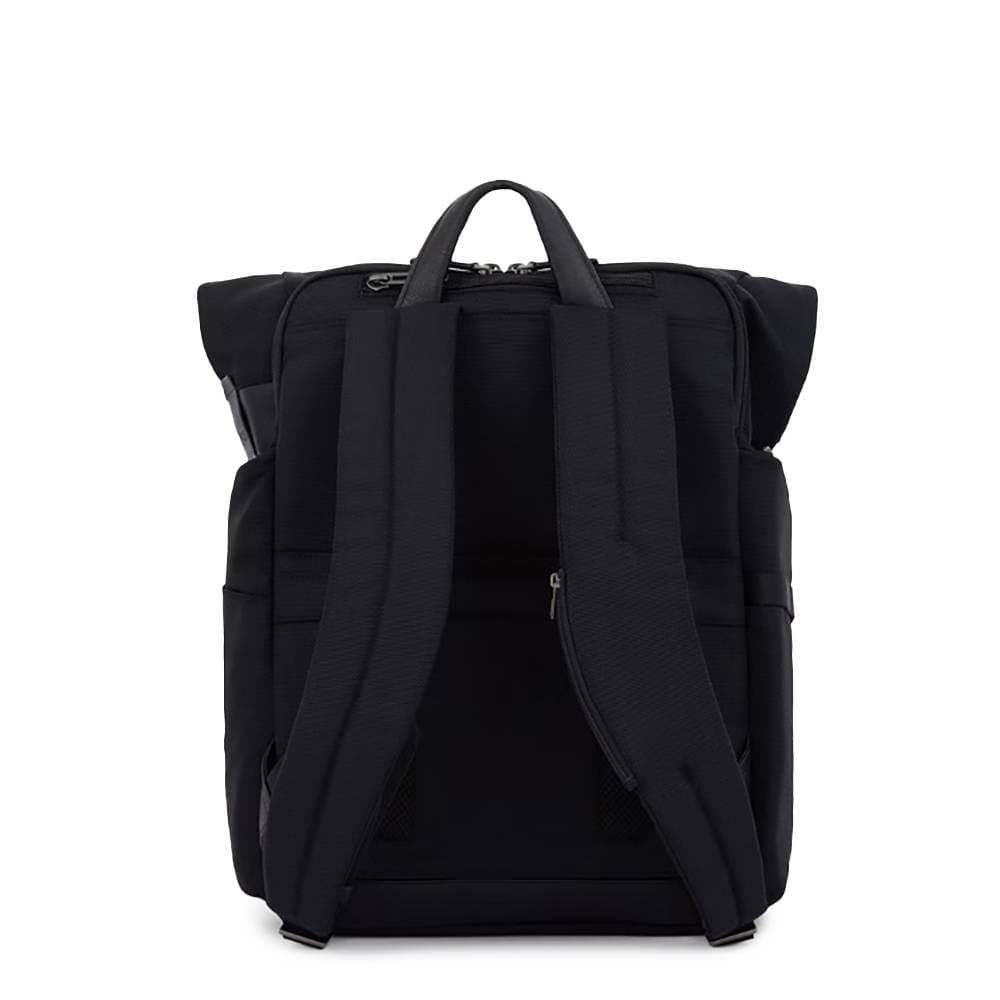 PIQUADRO Zaino  BagMotic roll-up pelle e tessuto Nero - CA5938BR2BMMD-N - 6