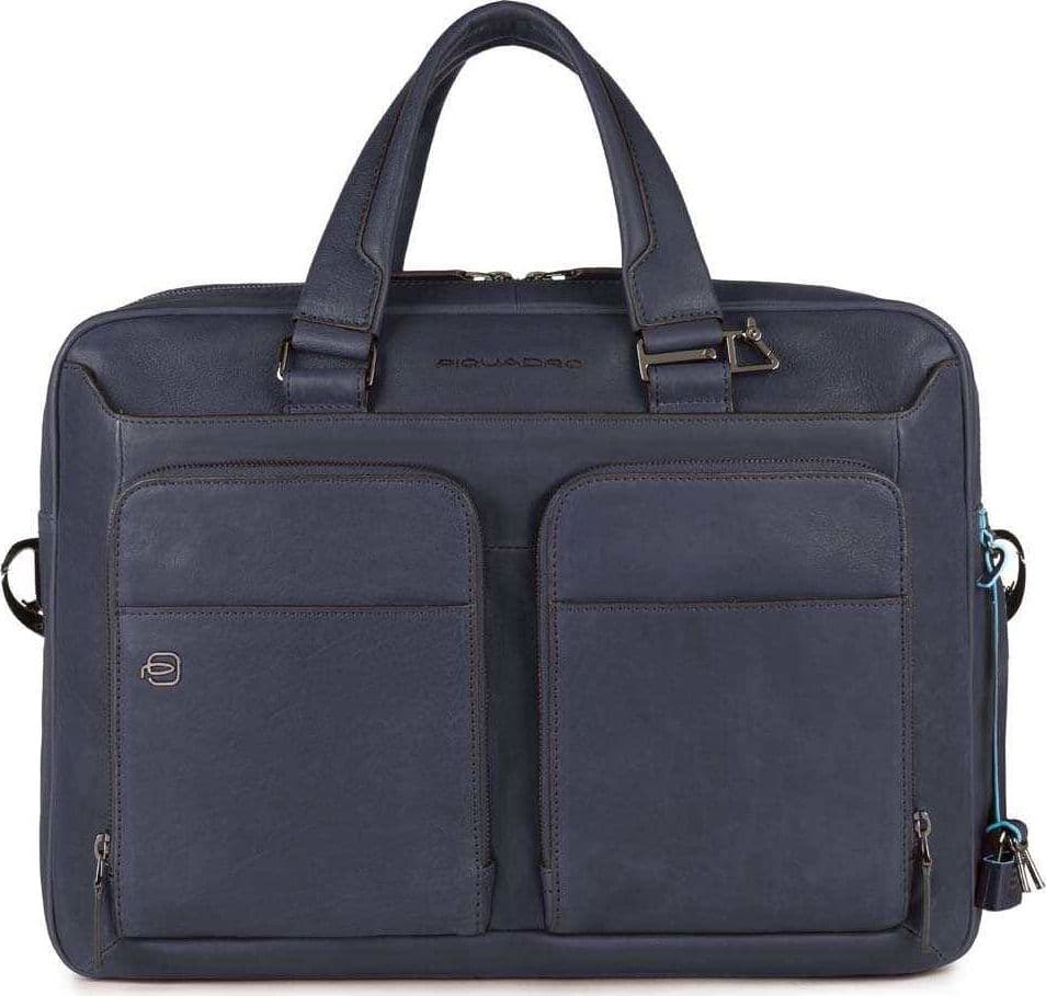 PIQUADRO Borsa  BLACK SQUARE Uomo Pelle Blu - CA2849B3-BLU4 - 2