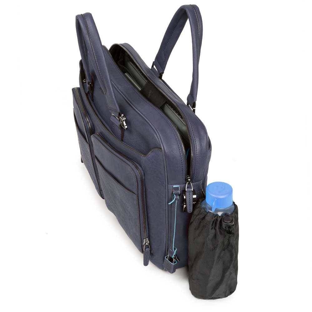 PIQUADRO Borsa  BLACK SQUARE Uomo Pelle Blu - CA2849B3-BLU4 - 4